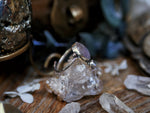 Charger l'image dans la galerie, Bague Khepri V - Fluorine &amp; Zircon - Argent 925
