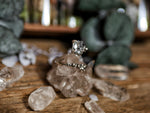 Charger l'image dans la galerie, RÉSERVÉE ALEXANDRA - Bague Sirène - Aigue Marine - Argent 925
