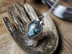 Charger l'image dans la galerie, RÉSERVÉ VALÉRIE M. - Collier Turquoise d'Iran - Argent 925
