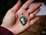 Charger l'image dans la galerie, RÉSERVÉ VALÉRIE M. - Collier Turquoise d'Iran - Argent 925
