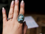 Charger l'image dans la galerie, RÉSERVÉ VALÉRIE M. - Bague Turquoise d'Iran - Argent 925
