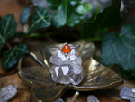 Charger l'image dans la galerie, Bague fine réglable Cornaline - Argent 925
