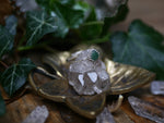 Charger l'image dans la galerie, Bague fine réglable Aventurine - Argent 925
