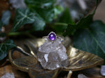 Charger l'image dans la galerie, Bague fine réglable Améthyste - Argent 925
