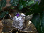 Charger l'image dans la galerie, Bague fine réglable Améthyste - Argent 925
