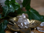 Charger l'image dans la galerie, Bague fine réglable Quartz rose - Argent 925
