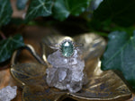 Charger l'image dans la galerie, Bague fine réglable Kyanite verte - Argent 925
