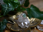Charger l'image dans la galerie, Bague fine réglable Kyanite verte - Argent 925
