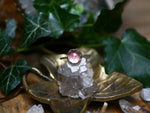 Charger l'image dans la galerie, Bague fine réglable Quartz fraise - Argent 925
