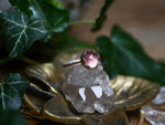Charger l'image dans la galerie, Bague fine réglable Quartz fraise - Argent 925
