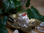 Charger l'image dans la galerie, Bague fine réglable Kyanite orange - Argent 925

