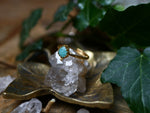Charger l'image dans la galerie, Bague fine réglable Amazonite - Vermeil
