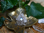 Charger l'image dans la galerie, Collier "Simple" Topaze bleue - Argent 925
