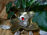 Charger l'image dans la galerie, Collier "Simple" Quartz Ruby - Argent 925

