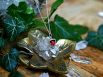 Charger l'image dans la galerie, Collier "Simple" Quartz Ruby - Argent 925
