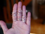 Charger l'image dans la galerie, Bague fine réglable Quartz rose - Argent 925
