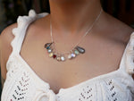 Charger l'image dans la galerie, Collier "Simple" Quartz Ruby - Argent 925

