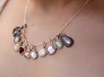 Charger l'image dans la galerie, Collier "Simple" Apatite - Argent 925
