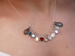 Charger l'image dans la galerie, Collier "Simple" Calcédoine - Argent 925

