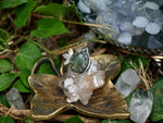 Charger l'image dans la galerie, Bague Elfique VI - Agate Mousse - Argent 925
