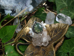 Charger l'image dans la galerie, Bague Elfique VI - Agate Mousse - Argent 925
