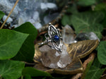 Charger l'image dans la galerie, Bague Elfique II - Opale Noire - Argent 925
