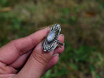 Charger l'image dans la galerie, Bague Elfique I - Pierre de Lune - Argent 925
