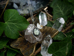 Charger l'image dans la galerie, Collier Elfique VI - Kyanite verte - Argent 925
