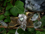 Charger l'image dans la galerie, Collier Elfique VI - Kyanite verte - Argent 925
