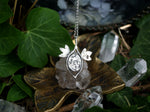Charger l'image dans la galerie, Collier Elfique VI - Kyanite verte - Argent 925
