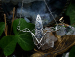 Charger l'image dans la galerie, Collier Elfique I - Calcédoine - Argent 925
