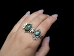 Charger l'image dans la galerie, Bague Elfique V - Grandidiérite - Argent 925

