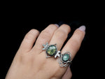 Charger l'image dans la galerie, Bague Elfique VI - Agate Mousse - Argent 925

