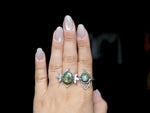 Charger l'image dans la galerie, Bague Elfique VI - Agate Mousse - Argent 925
