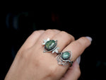 Charger l'image dans la galerie, Bague Elfique V - Grandidiérite - Argent 925
