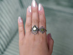 Charger l'image dans la galerie, Bague Elfique VII - Vésuvianite - Argent 925

