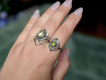 Charger l'image dans la galerie, Bague Elfique VII - Vésuvianite - Argent 925
