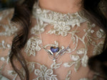 Charger l'image dans la galerie, Collier Elfique III - Fluorine - Argent 925
