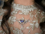 Charger l'image dans la galerie, Collier Elfique III - Fluorine - Argent 925
