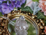 Charger l'image dans la galerie, RÉSERVÉ EGLANTINE - Collier Jardin des Rêves VI - Zircon mauve
