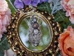 Charger l'image dans la galerie, Collier Jardin des Rêves I - Zircon, Quartz Fraise, Quartz Rose
