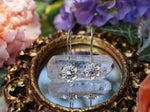 Charger l'image dans la galerie, Boucles d'oreilles Jardin des Rêves - Zircon mauve
