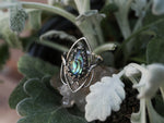 Charger l'image dans la galerie, RÉSERVÉE - Bague Elfique - Ormeau &amp; Quartz - Argent 925
