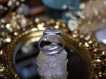 Charger l'image dans la galerie, Bague Ex-Voto I - Nacre noire &amp; Quartz - Argent 925
