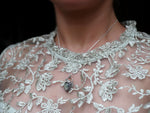 Charger l'image dans la galerie, Collier Ex-Voto I - Nacre noire &amp; Quartz - Argent 925
