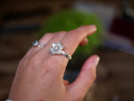 Charger l'image dans la galerie, RÉSERVÉE NADIA - Bague Fleur Moissanite
