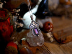 Charger l'image dans la galerie, Collier Maison de Sorcière I - Améthyste - Argent 925
