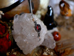 Charger l'image dans la galerie, Collier Lunes - Grenat rouge - Argent 925
