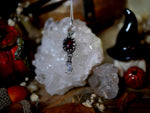 Charger l'image dans la galerie, Collier Lunes - Grenat rouge - Argent 925
