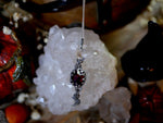 Charger l'image dans la galerie, Collier Lunes - Grenat rouge - Argent 925
